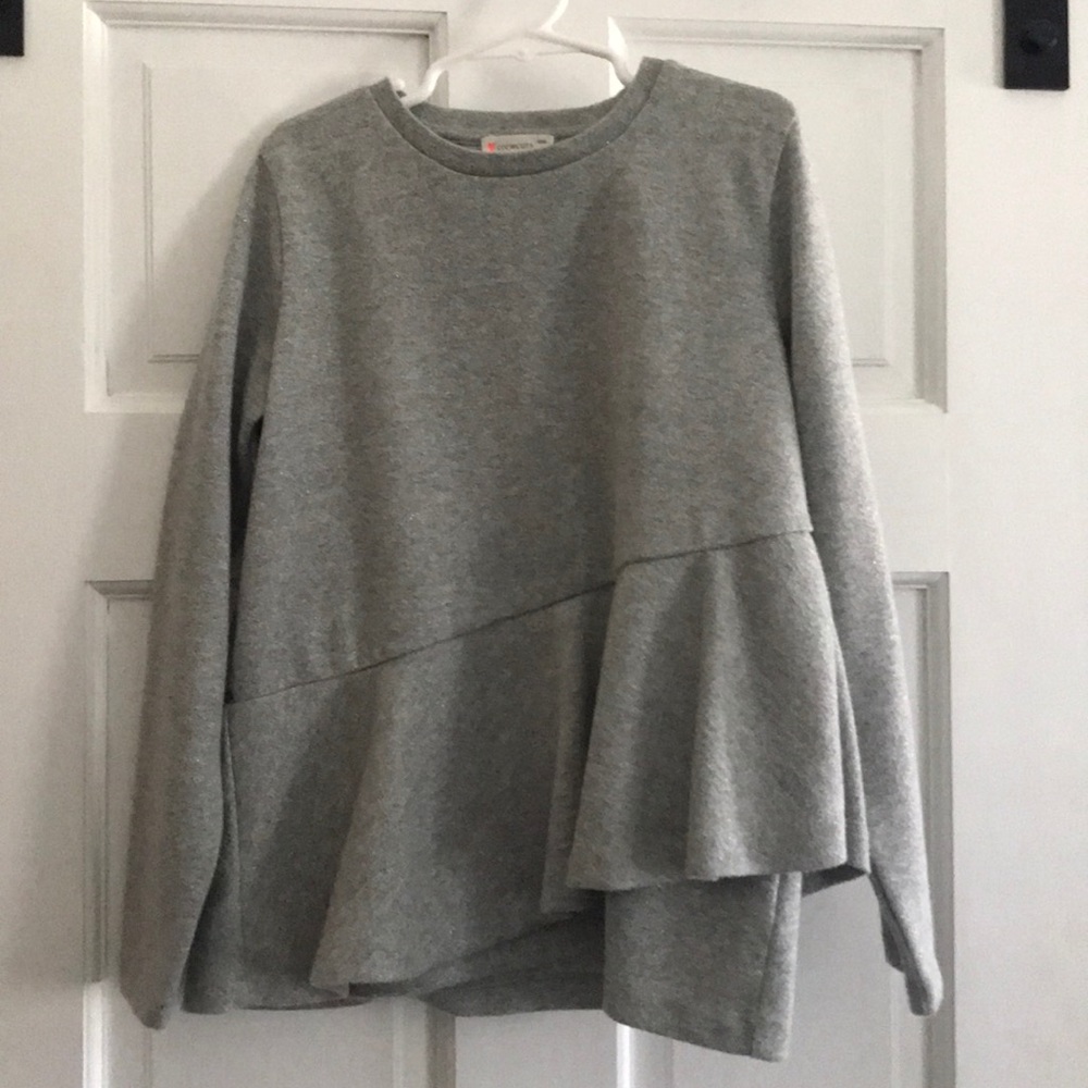 Girls sparkly silver shirt - CrewCuts (JCrew kids)